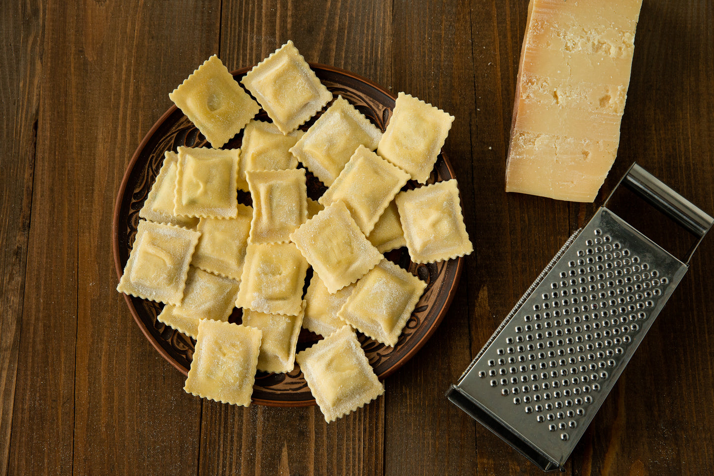 Ravioli cu ricotta și spanac